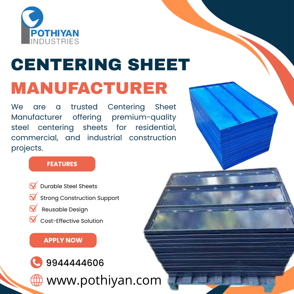 Steel Centering Sheet Supplier In TamilNadu