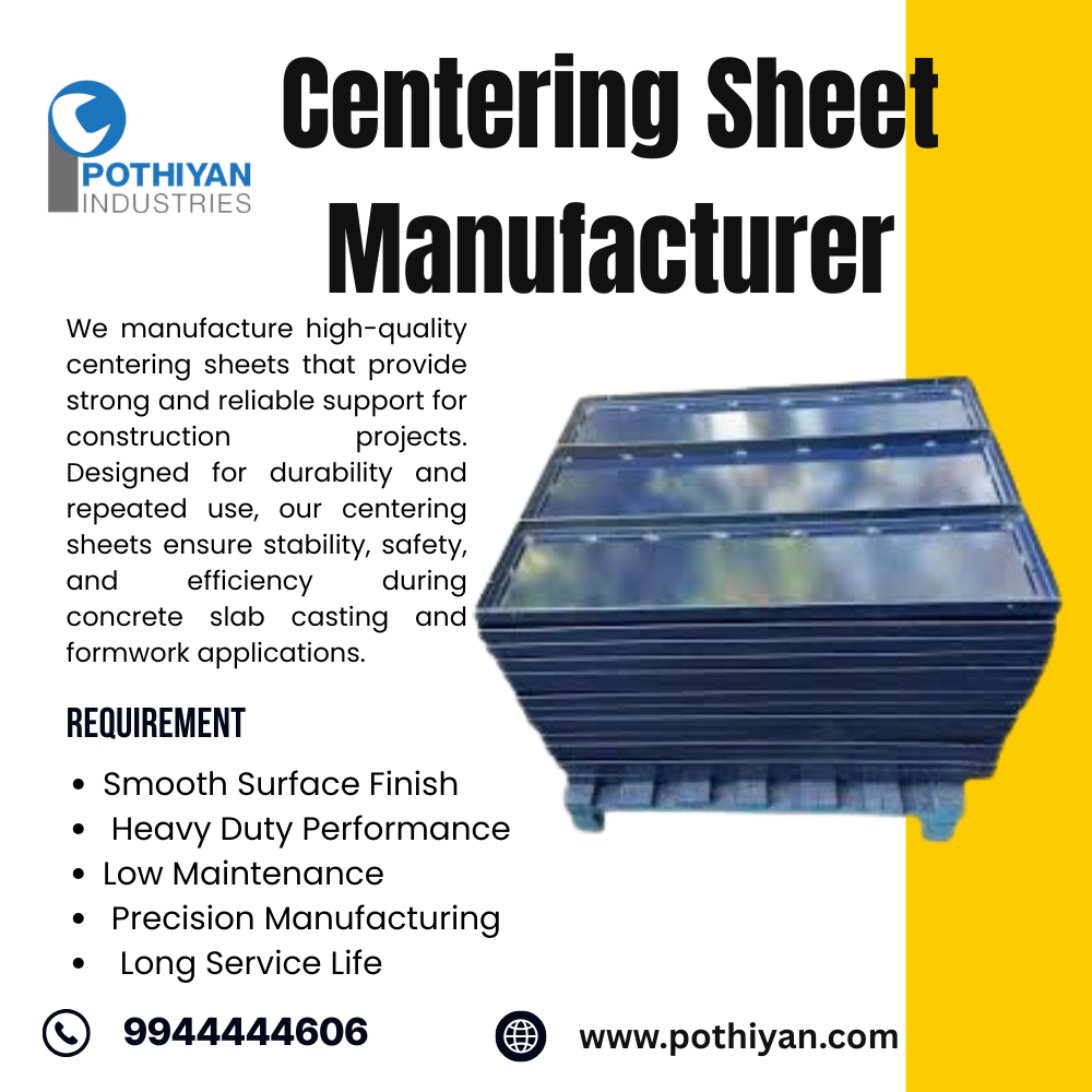 Centering Sheet In Coimbatore