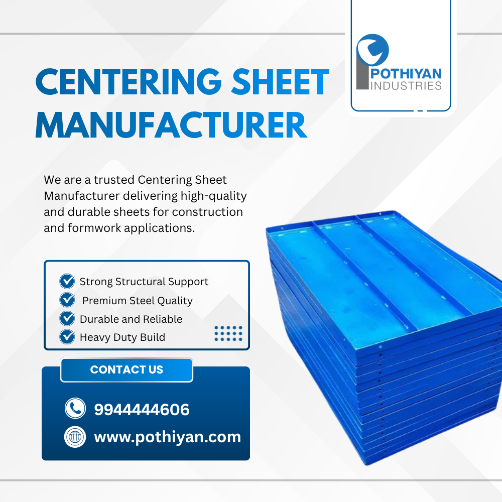 Steel Centering Sheet Supplier In Coimbatore