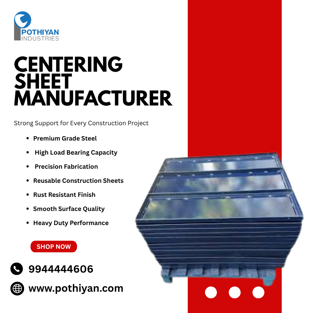 Steel Centering Sheet Manufacturer In Coimbatore
