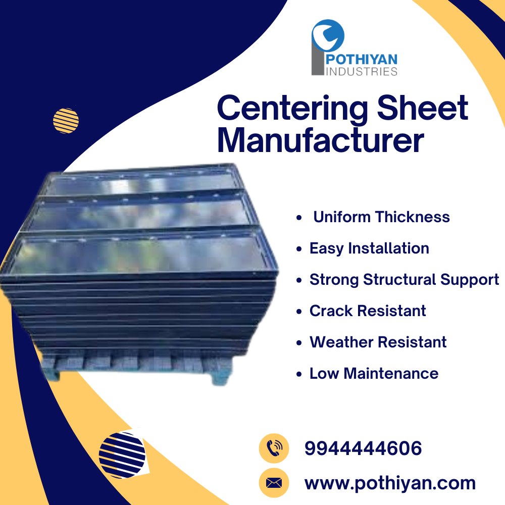 Steel Centering Sheet Manufacturer In Tamil Nadu