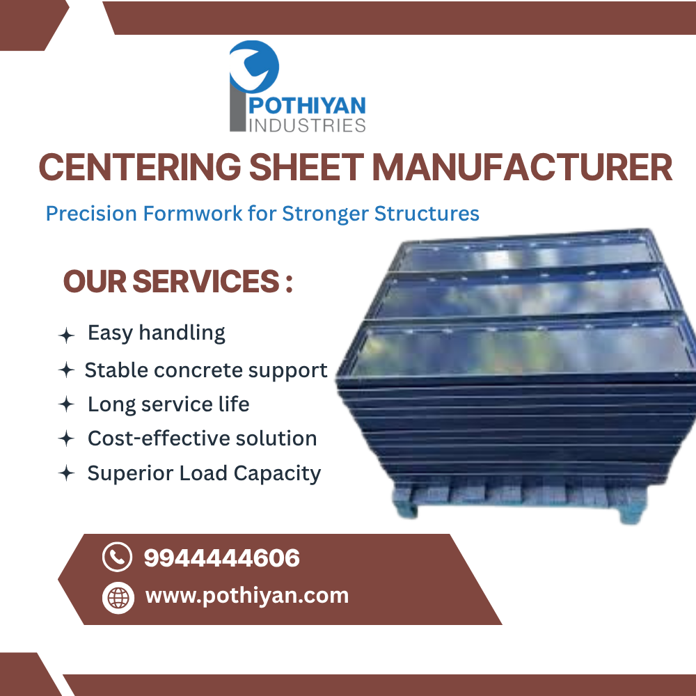 MS Centering Plate Manufacturers in Coimbatore